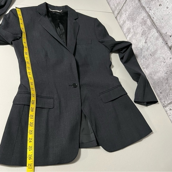 dolce & Gabbana Dark Gray Virgin Wool Blend Women Blazer - Picture 13 of 15